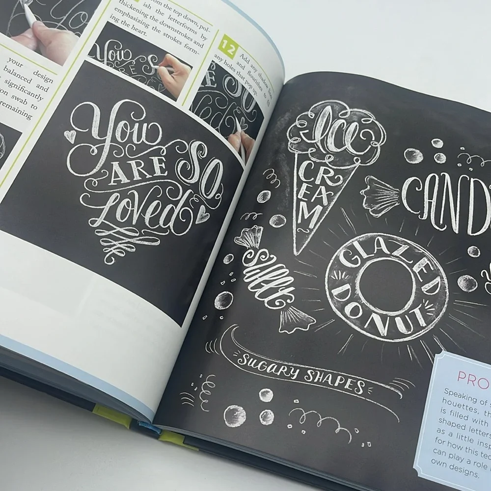 The Complete Book of Chalk Lettering by Valerie McKeehan Chalkboards NEW